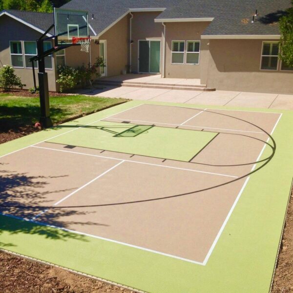 Backyard Sports Court Installation in Houston